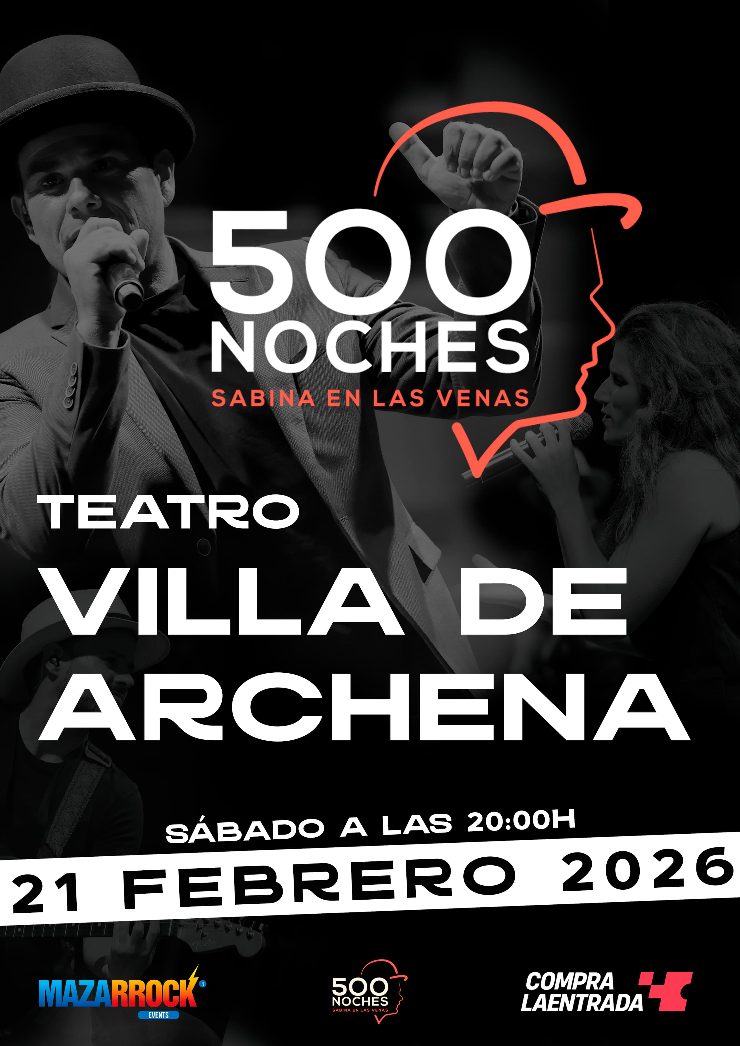 500 Noches - Sabina en las Venas en Archena