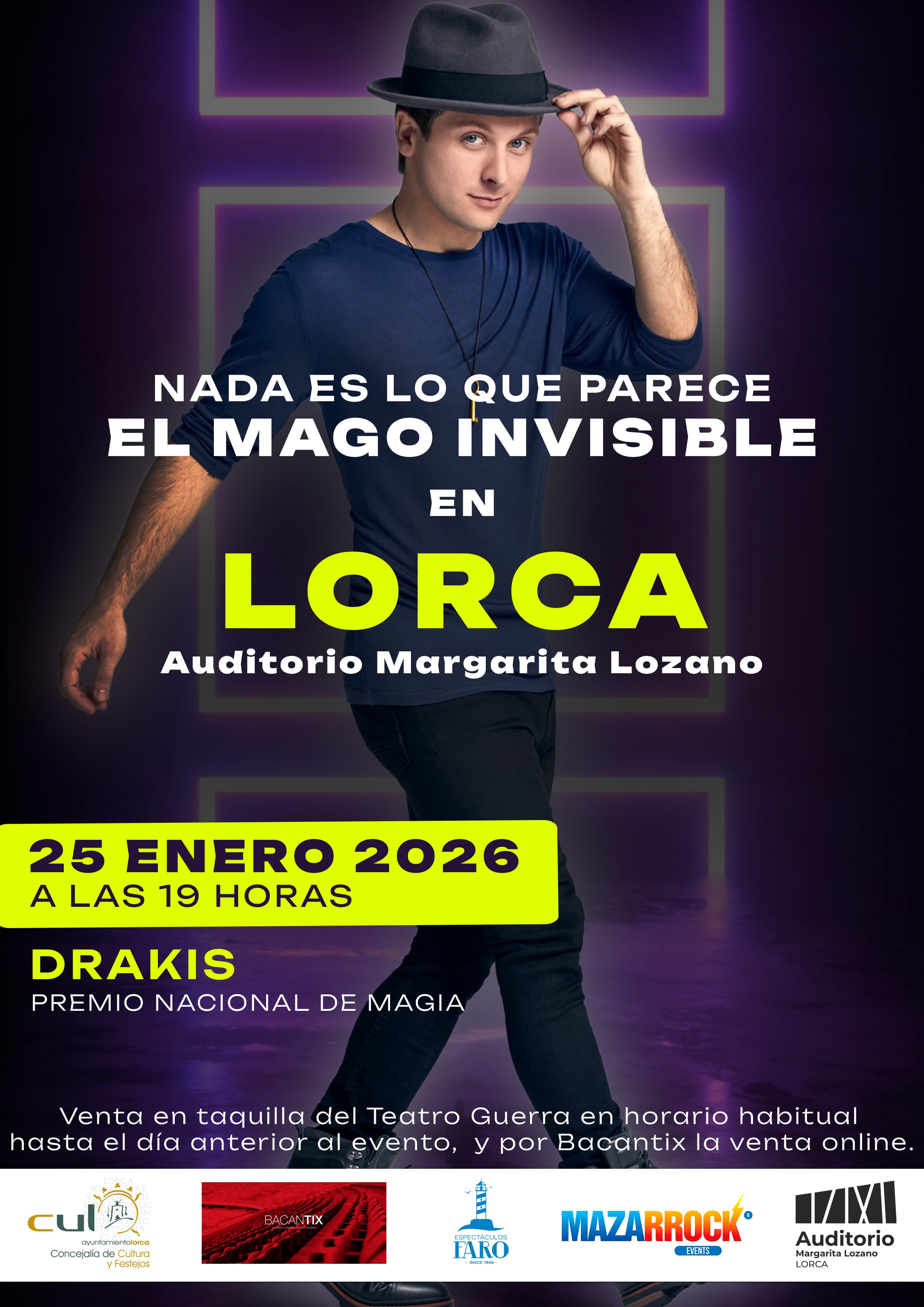 Drakis - El Mago Invisible en Lorca