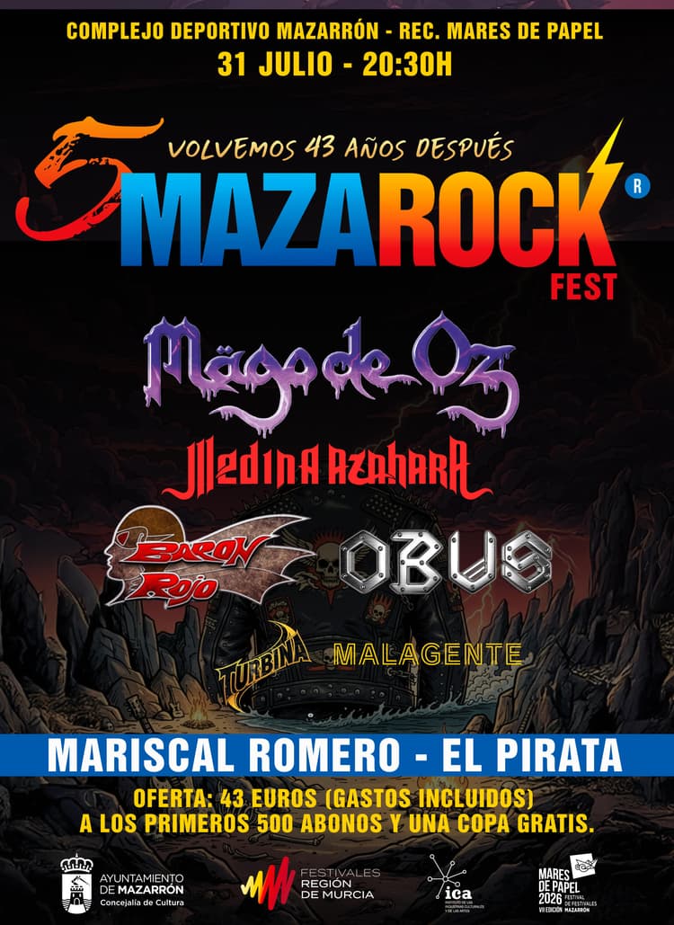 MAZAROCK FEST 2026 en Mazarrón